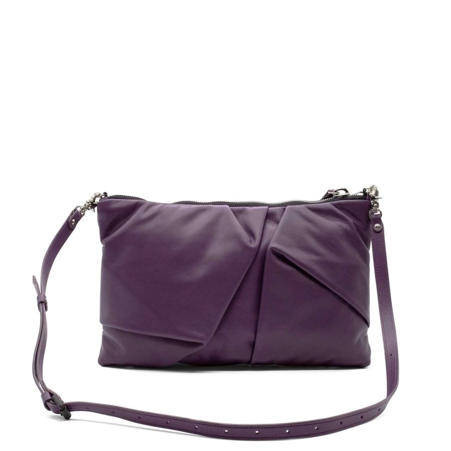 Clearance Masonpochette Con Pieghe Prugna