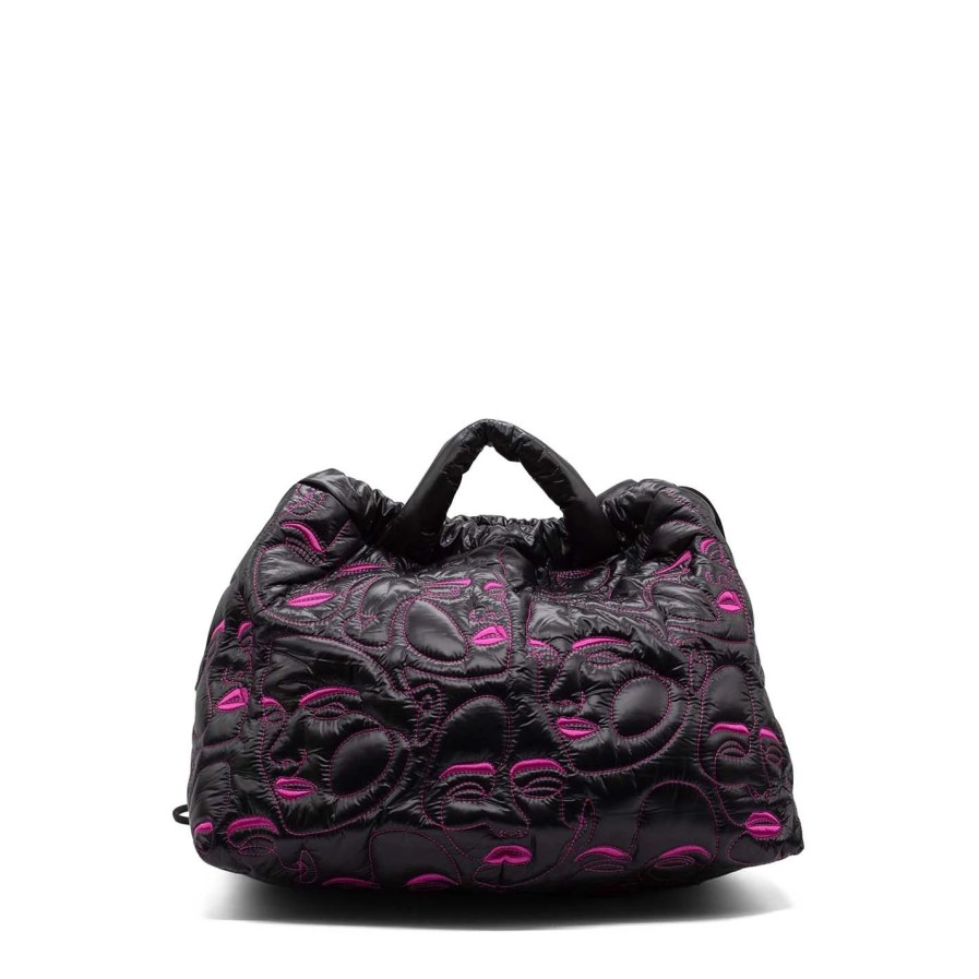 Clearance Penelope Facezaino Borsa Nera/Fuxia